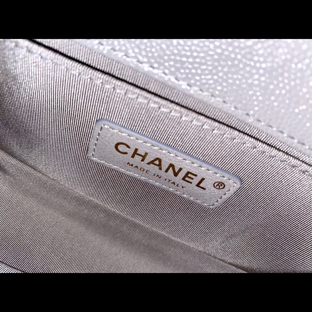 CHANEL BOY BAG SM GREY GHW - Picture 8 of 16